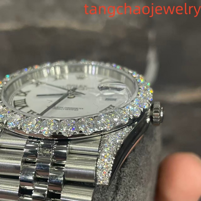 VVS Moissanite Rolex Datejust 41mm