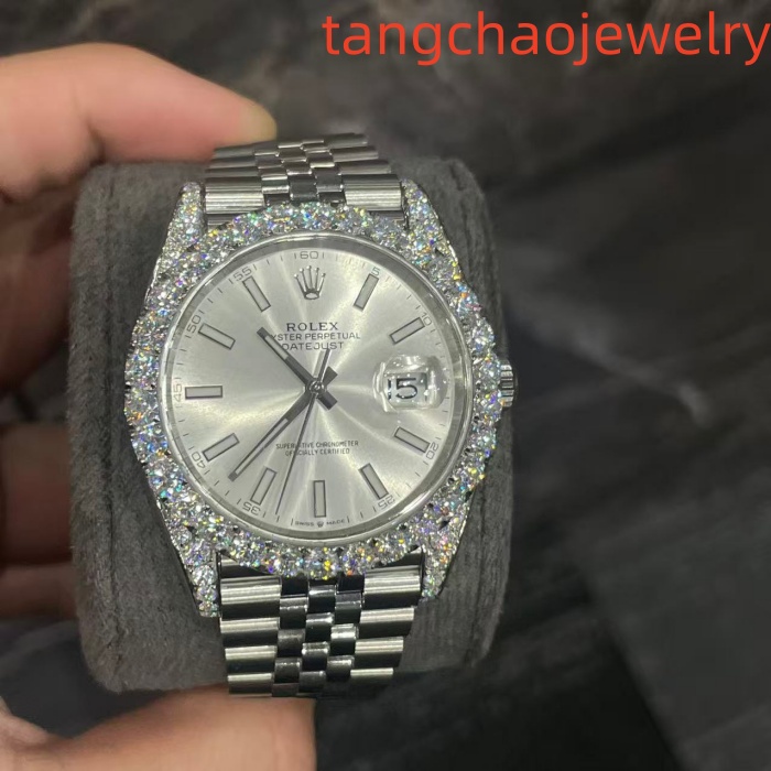 VVS Moissanite Rolex Datejust 41mm