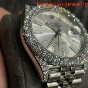 VVS Moissanite Rolex Datejust 41mm